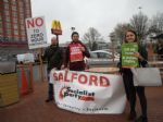 Salford McDonald's Fast Food Rights Protest